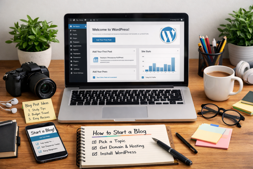 How to start a blog website, beginners guide